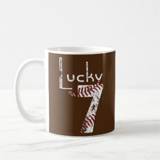 Mug Lucky Numéro Sept Favori Distressé Numéro