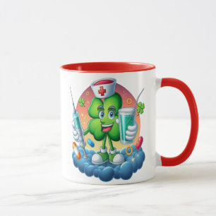 Mug Lucky Nurse Green Shamrock
