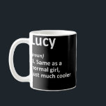 Mug LUCY Définition Personnalized Nom Funny Birthday G<br><div class="desc">LUCY Définition Personalized Nom Funny Birthday Venin Idea</div>