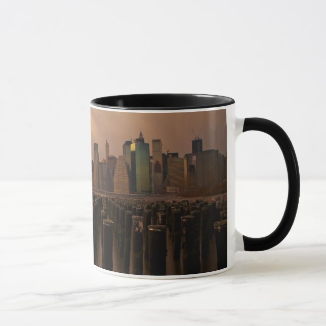 Mug Lueur de coucher du soleil pendant les cieux (Droite)