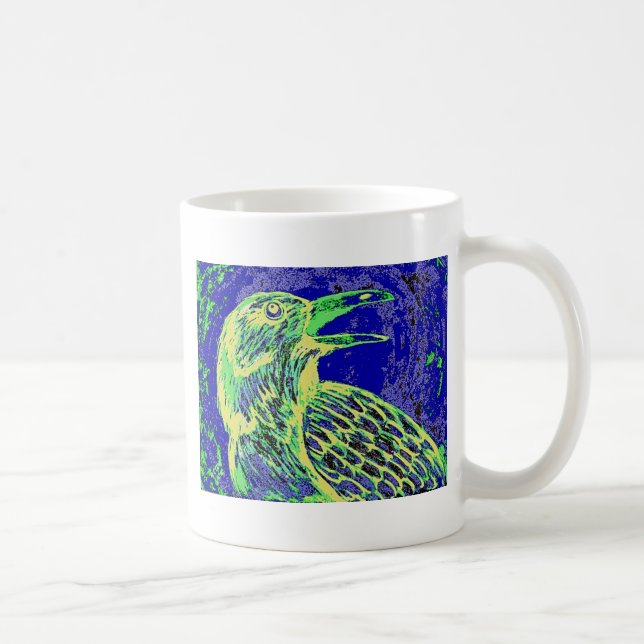 Mug lueur de jour de corbeau (Droite)