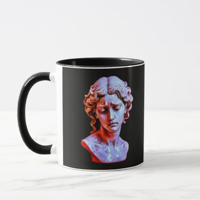 Mug Lueur de marbre triste (Gauche)