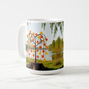 Mug Lueur du lac du verger d'automne