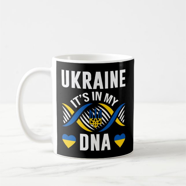 Mug L'Ukraine Est Dans Mon Drapeau De Fierté Nationale (Gauche)