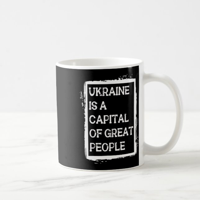 Mug L'Ukraine est la capitale d'un grand peuple de che (Droite)