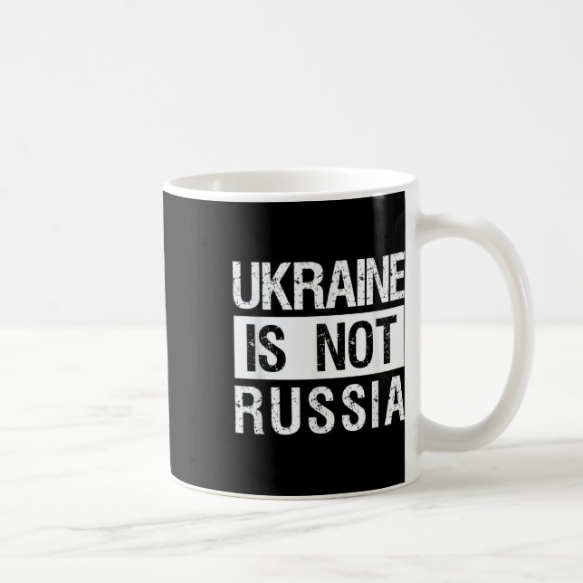 Mug L'Ukraine N'Est Pas La Russie - Soutenez L'Ukraine (Droite)