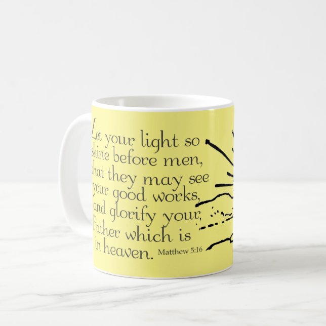 Mug Lumière brille (Devant gauche)