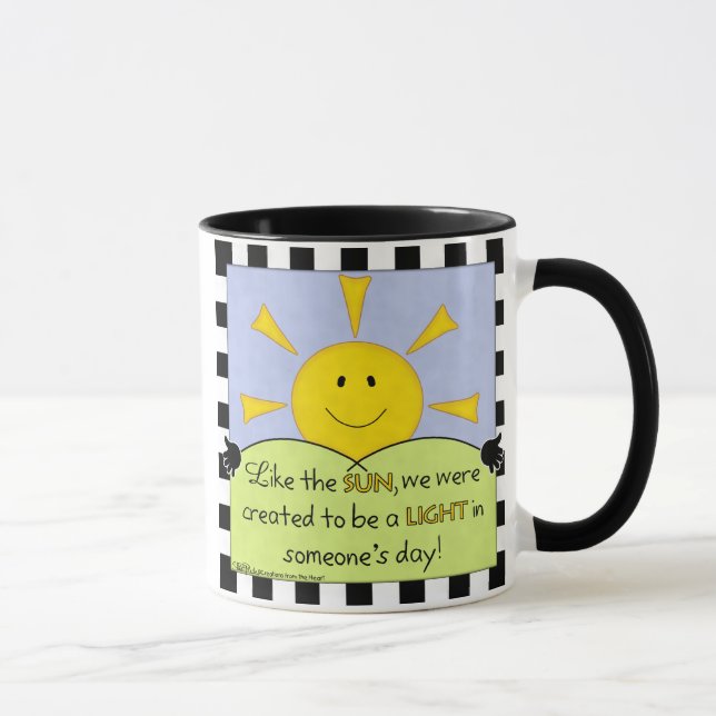 Mug Lumière dans le soleil du jour de quelqu’un (Droite)