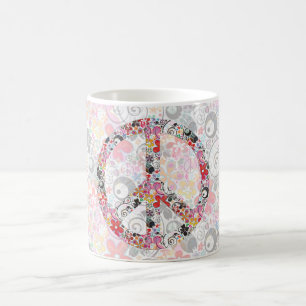 Mug Lumière de la paix I FlowerPower de flower powe