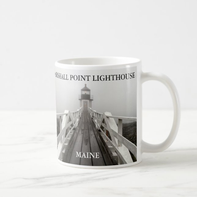 Mug Lumière de Marshall Point, Port Clyde Maine (Droite)