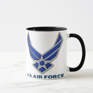 Mug LUMIÈRE de symbole de l'Armée de l'Air d'USA