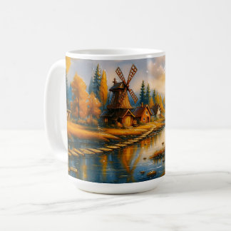 Mug Lumière du matin sur le moulin à vent