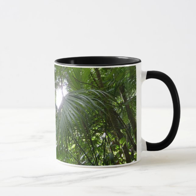 Mug Lumière du soleil à travers la canopée de la forêt (Droite)