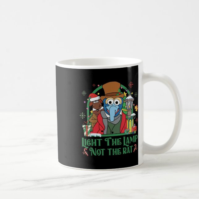 Mug Lumière La Lampe Pas Le Rat Drôle Noël 2 (Droite)