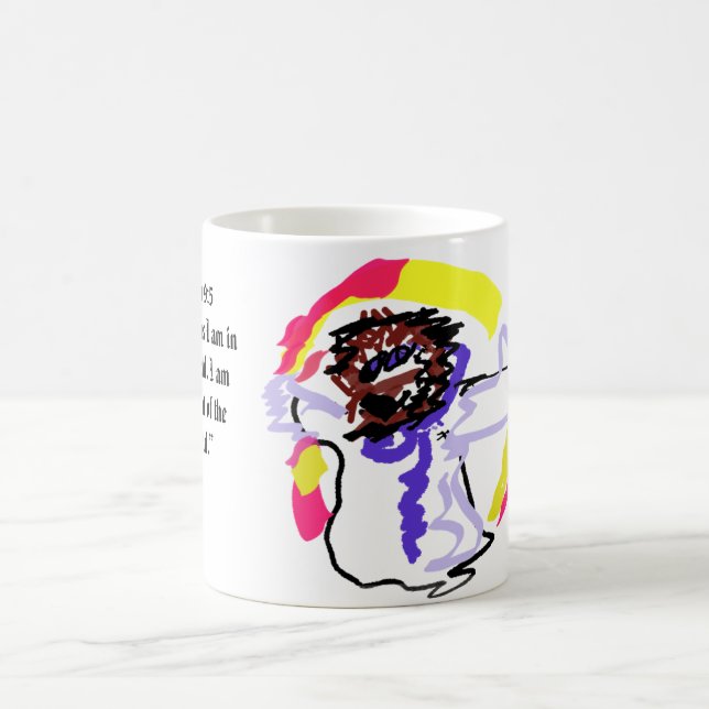 Mug lumière monde jésus  (Centre)