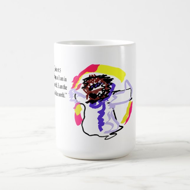 Mug lumière monde jésus  (Centre)