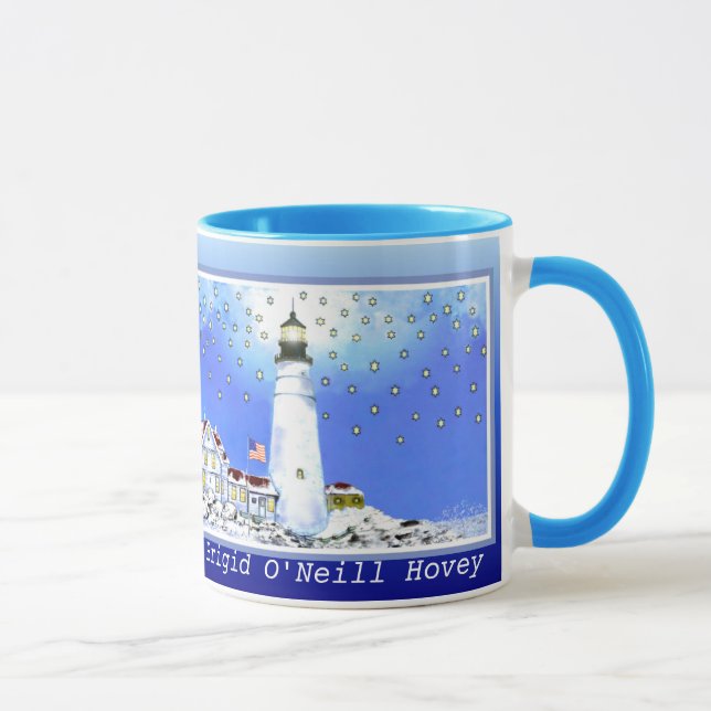 Mug Lumière principale de Portland - automne et hiver (Droite)