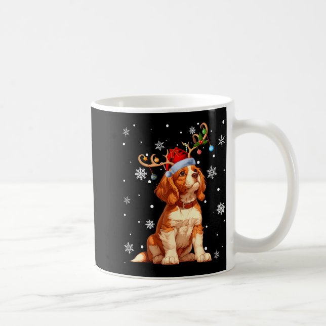 Mug Lumières de Noël Cavalier King Charles Spaniel Xma (Droite)