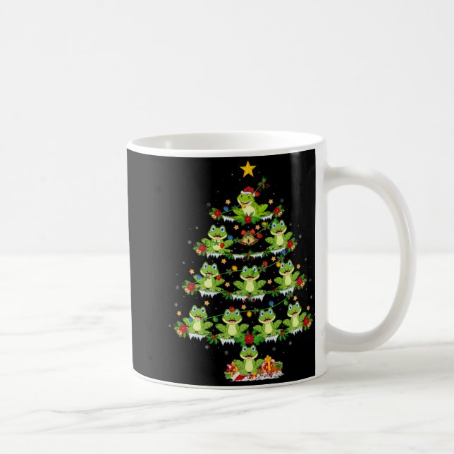 Mug Lumières de Noël Santa Tree Frog Arbre de Noël Pre (Droite)