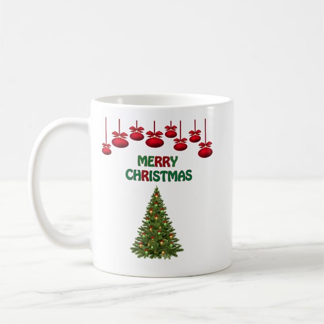 Mug Lumières décoratives de Noël pour buisson en forme (Gauche)