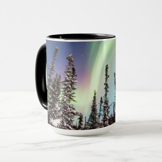Mug Lumières du Nord | Parc national de Denali (Devant gauche)