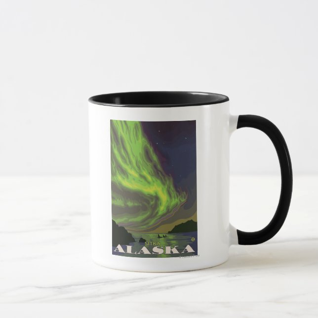 Mug Lumières et orques du Nord - Sitka, Alaska (Droite)