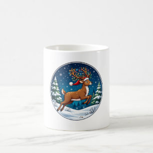 Mug Luminaires de Renne de Noël Ornement de Fêtes