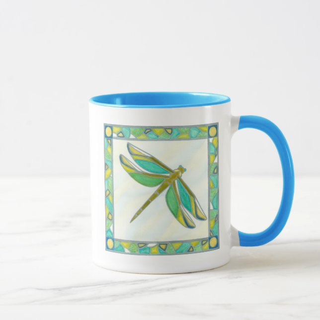 Mug Lumineuse libellule Pastel par Vanna Lam (Droite)