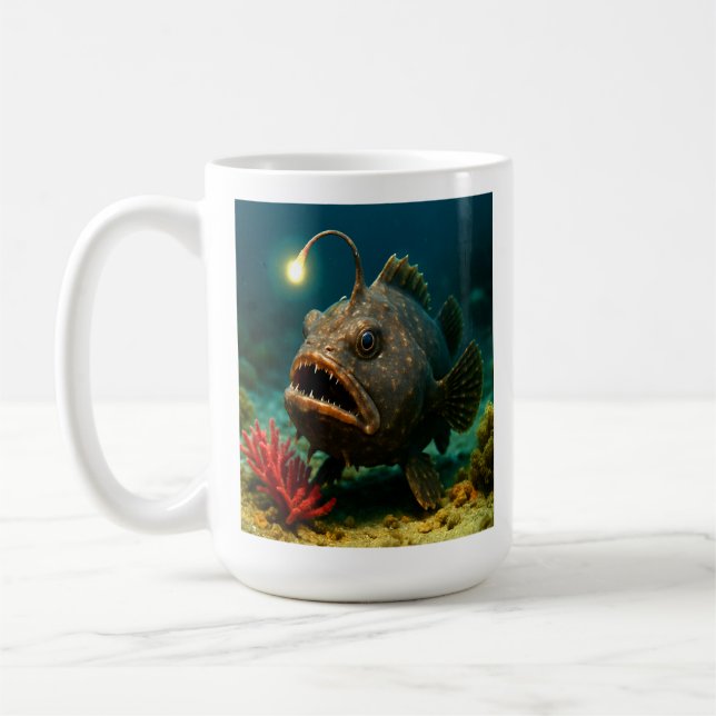 Mug Luminosité de la mer profonde : le poisson-pêcheur (Gauche)