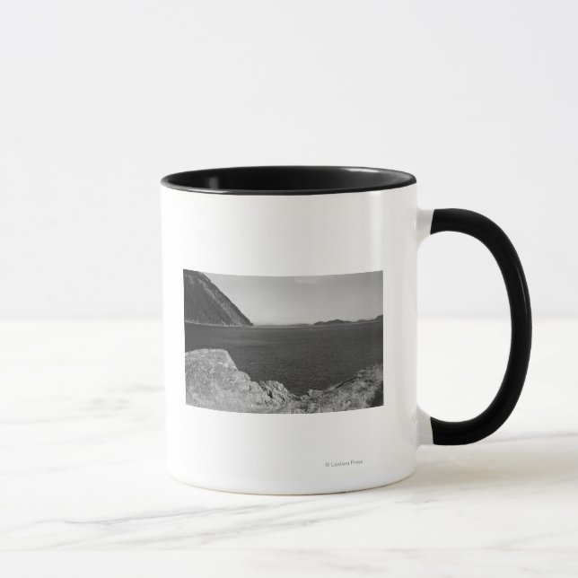 Mug Lummi Island, WA - Vue depuis Lummi Rocks (Droite)