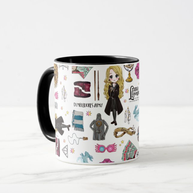Mug Luna Lovegood aquarelle magique (Devant gauche)