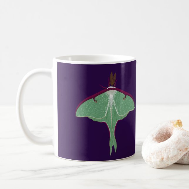 Mug Luna Moth (Avec donut)