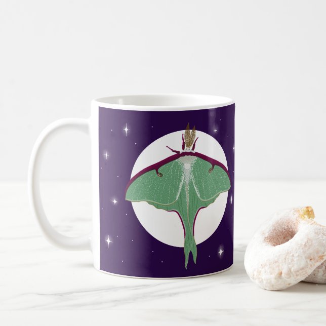 Mug Luna Moth (Avec donut)