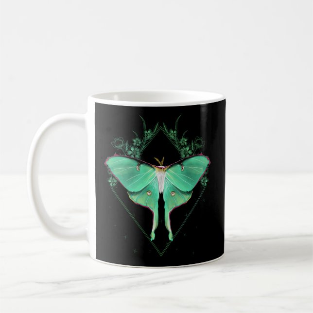 Mug Luna Moth Beau Papillon Insect Thème (Gauche)