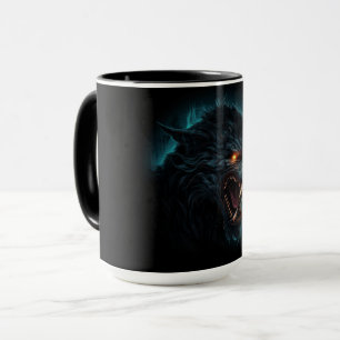 Mug Lunar Glow in a Werewolf Cup