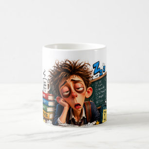 Mug Lundi Encore Étudiant Fatigué Humour