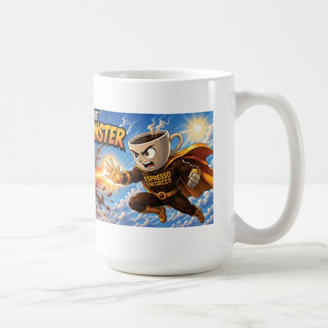 Mug Lundi panoramique monstre – Enforcer d'espresso (Droite)