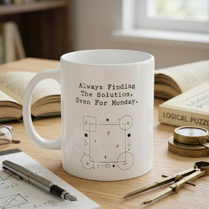 Mug Lundi Solutions Mathématiques Esprit de Résoluti