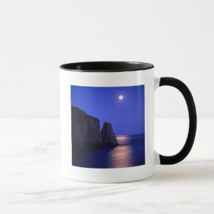 Mug Lune au crépuscule Rocher Percé Côte Gaspésienne