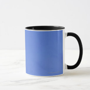 Mug Lune brillamment allumée, silhouette des arbres d