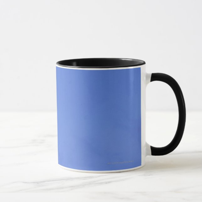 Mug Lune brillamment allumée, silhouette des arbres de (Droite)