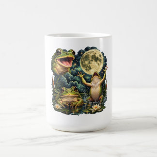 Mug Lune de grenouille Nature vintage Rétro Amphibien