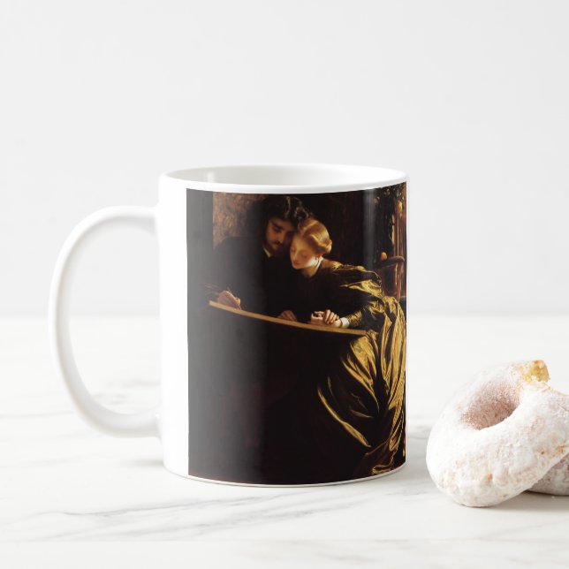 Mug Lune de miel du peintre par Lord Frederic Leighton (Avec donut)