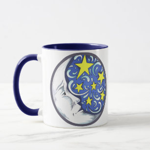 Mug Lune et étoiles