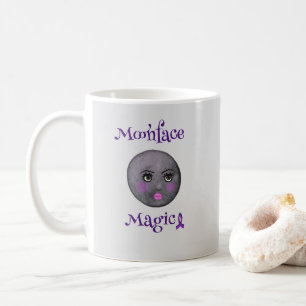 Mug Lune face ruban violet lupus