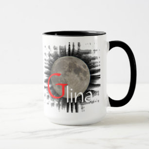 Mug Lune, lune, lune, luna, Glina, Moon