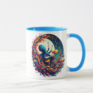Mug Lune Melodies Octopus Drummer