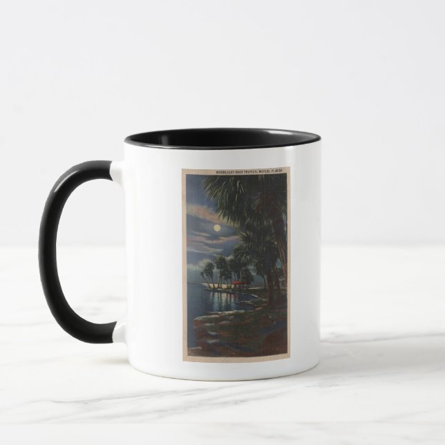 Mug Lune sur une plage de FlorideFloride (Gauche)