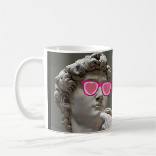 Mug Lunettes de couleur rose de la Saint-Valentin