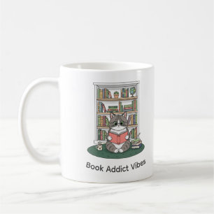Mug Lunettes de lecture pour chat mignon Café Étagère